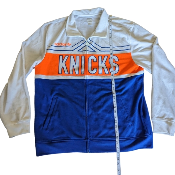 Adidas Carmelo Anthony NY Knicks Knickerbockers Warm Up Track Jacket XXL - Picture 6 of 8